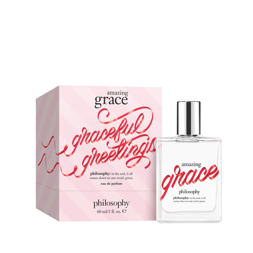 philosophy amazing grace eau de toilette - clean & floral women's perfume - with notes of bergamot, muguet & musk - luxury perfume for women - long lasting fragrance 2 Fl Oz (Pack of 1)