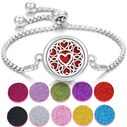 Bracelet Stainless Steel Perfume Locket