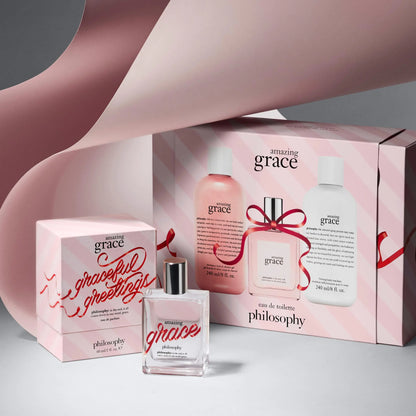 philosophy amazing grace eau de toilette - clean & floral women's perfume - with notes of bergamot, muguet & musk - luxury perfume for women - long lasting fragrance 2 Fl Oz (Pack of 1)